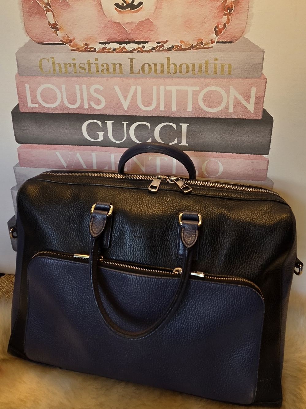 Authentic GUCCI cosmopolis Duffle Bag
